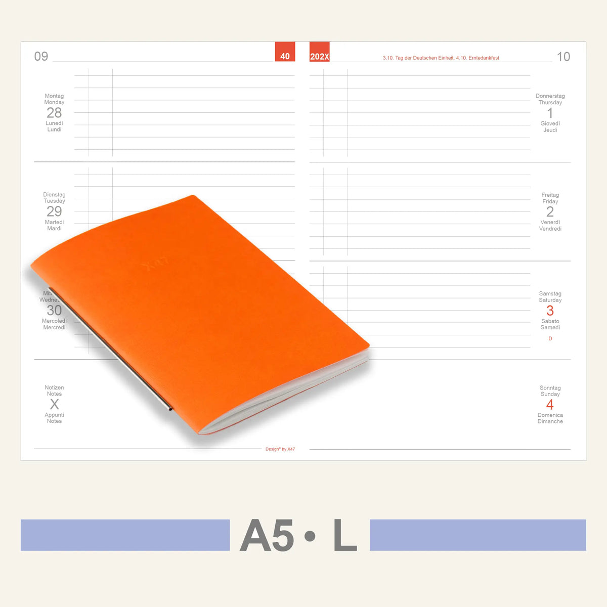 A5 Inserts - Calendar