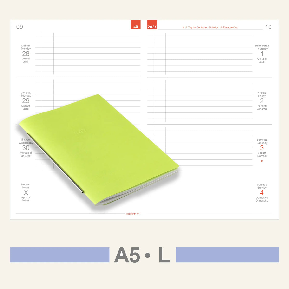 A5 Inserts - Calendar