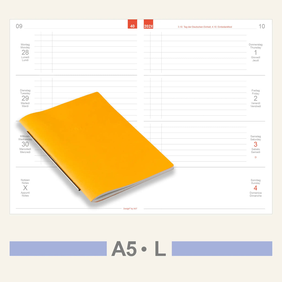 A5 Inserts - Calendar