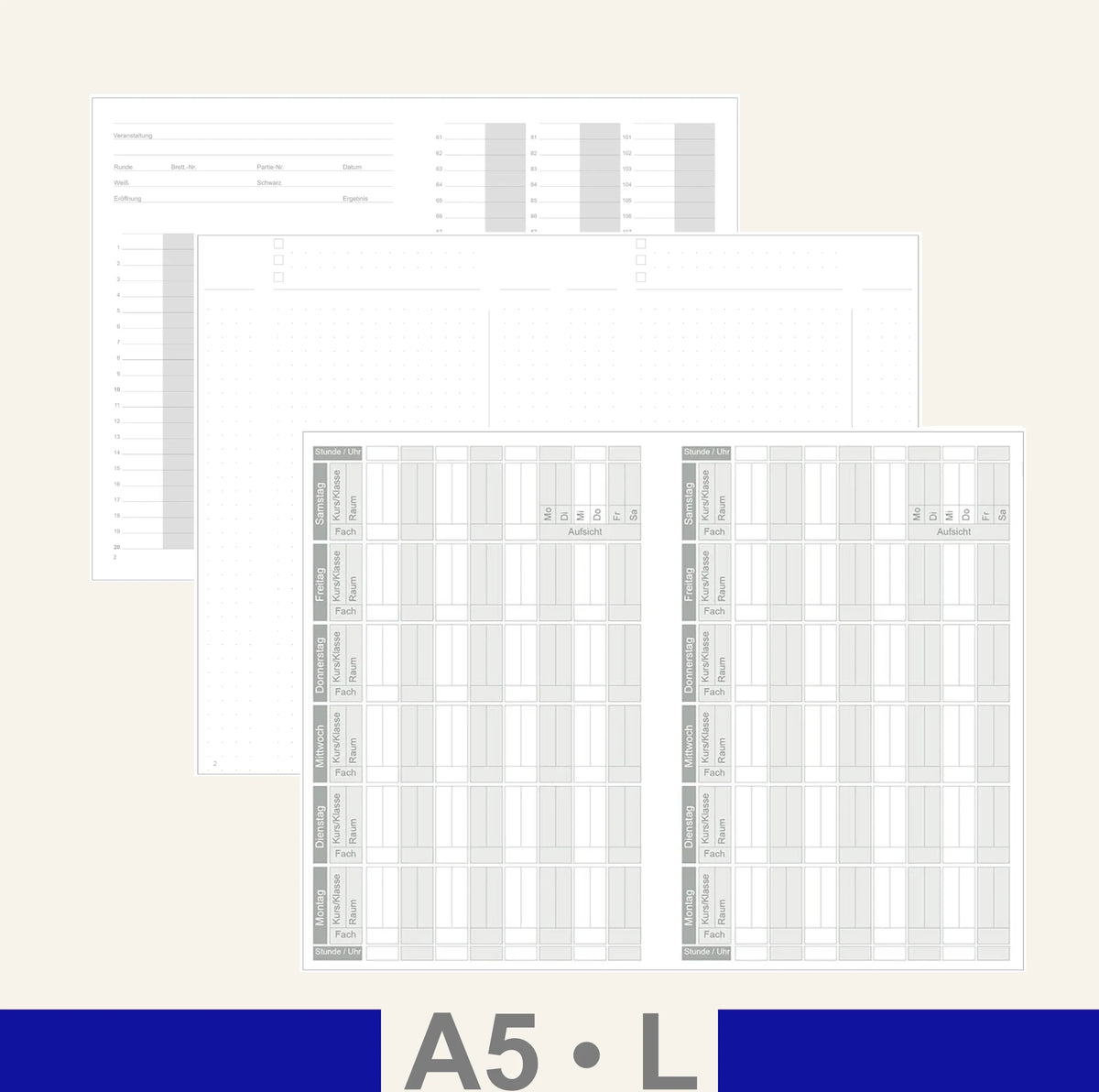 A5 Einlagen - weitere Hefte I