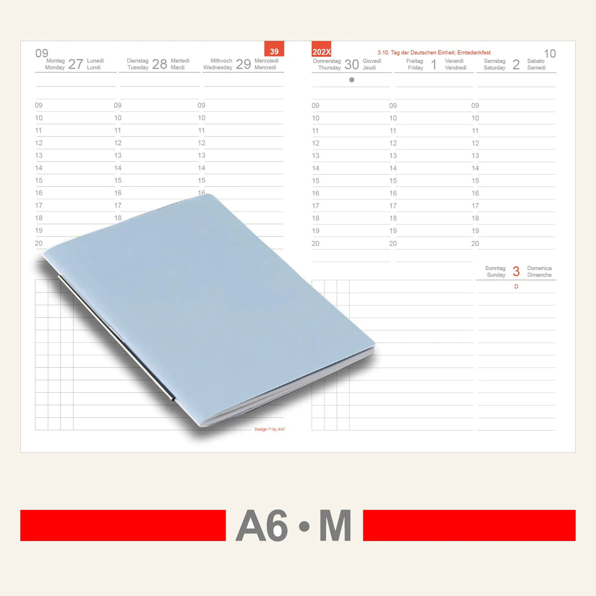 A6 Einlagen - Kalender