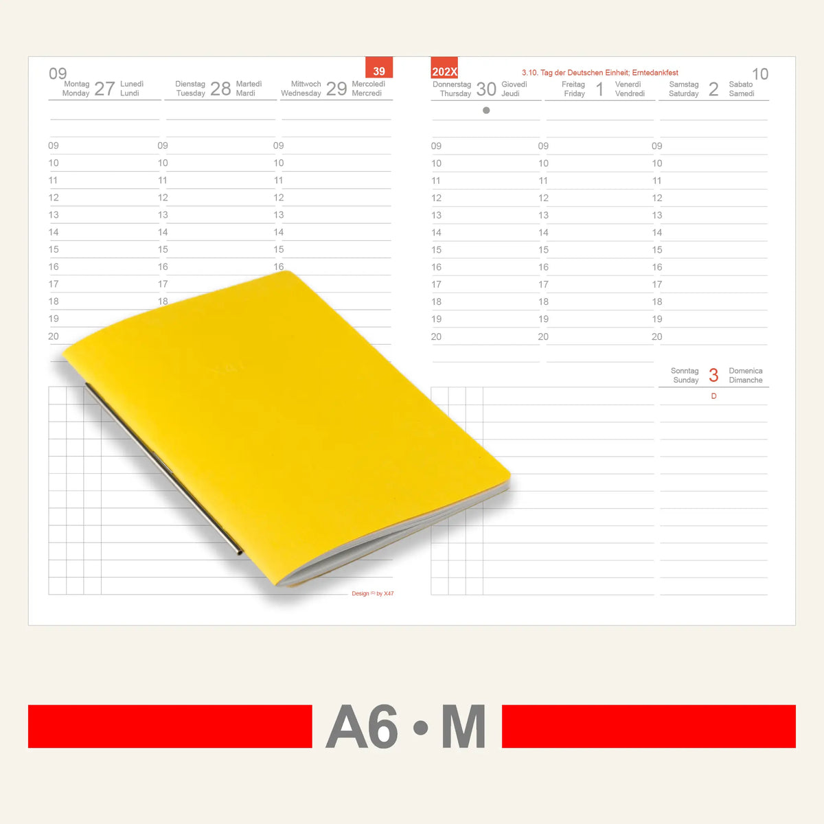 A6 Einlagen - Kalender
