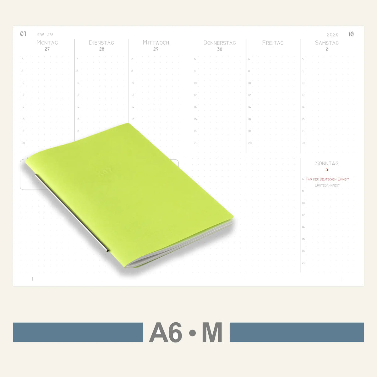 A6 Einlagen - Kalender