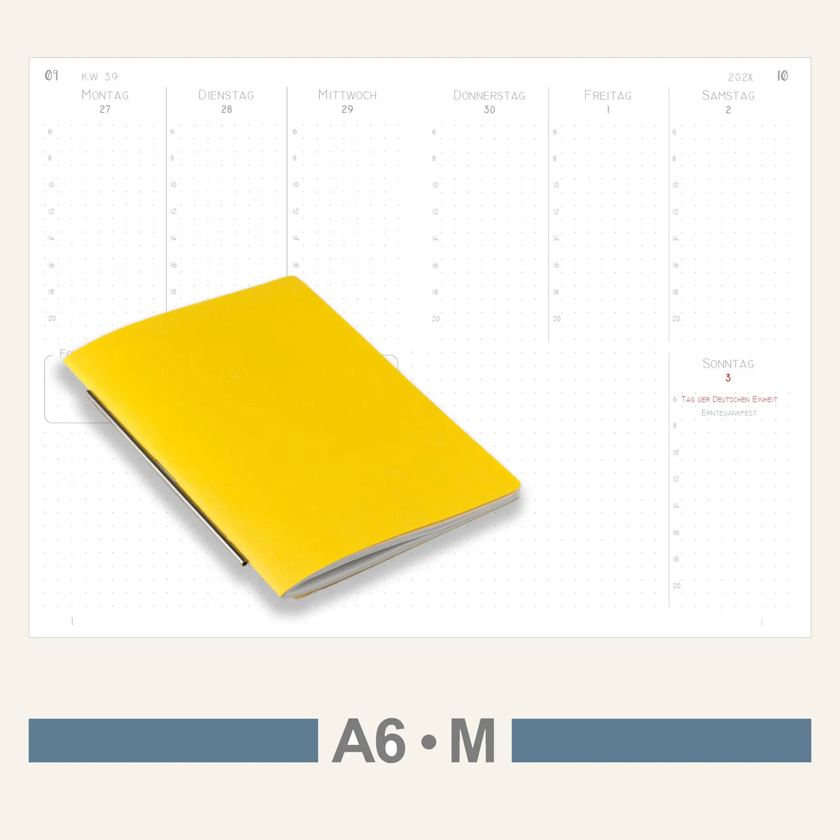 A6 Einlagen - Kalender