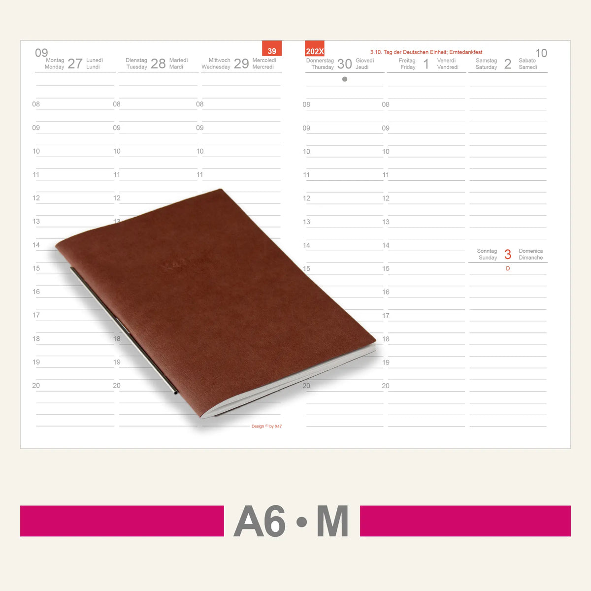 A6 Einlagen - Kalender