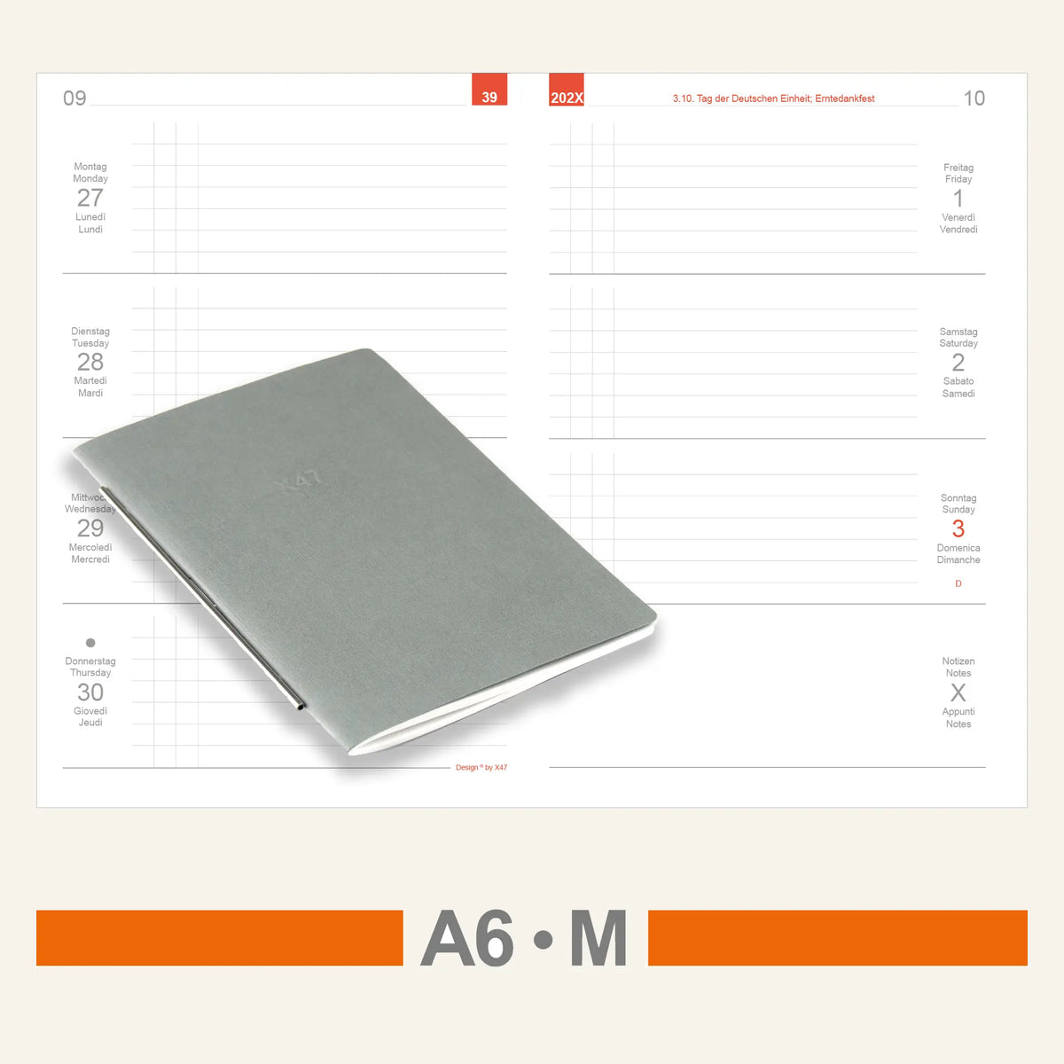A6 Einlagen - Kalender