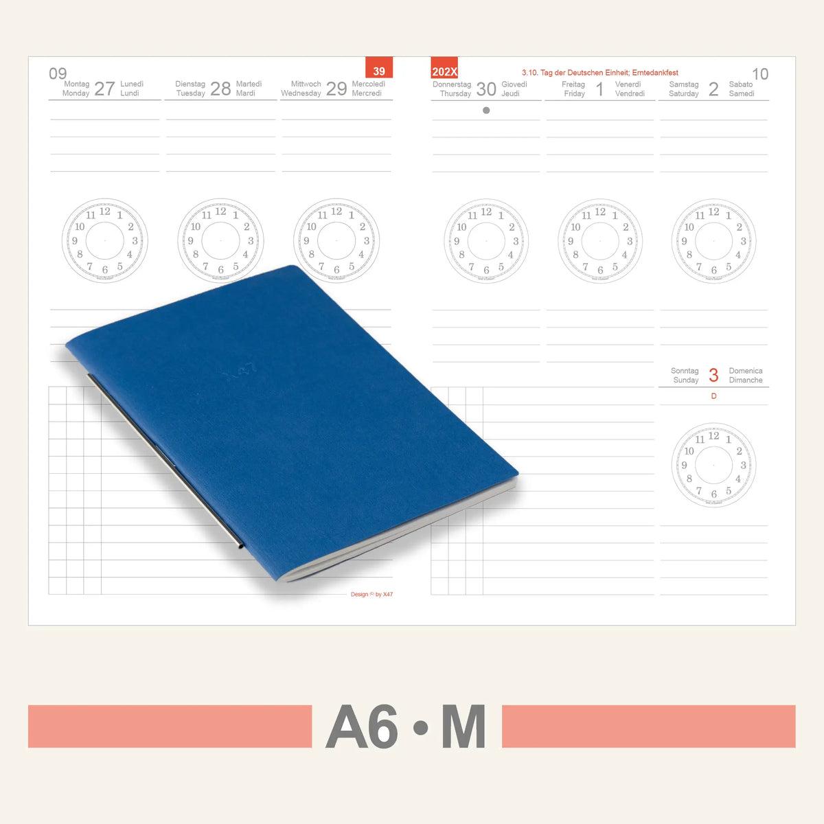 A6 Einlagen - Kalender