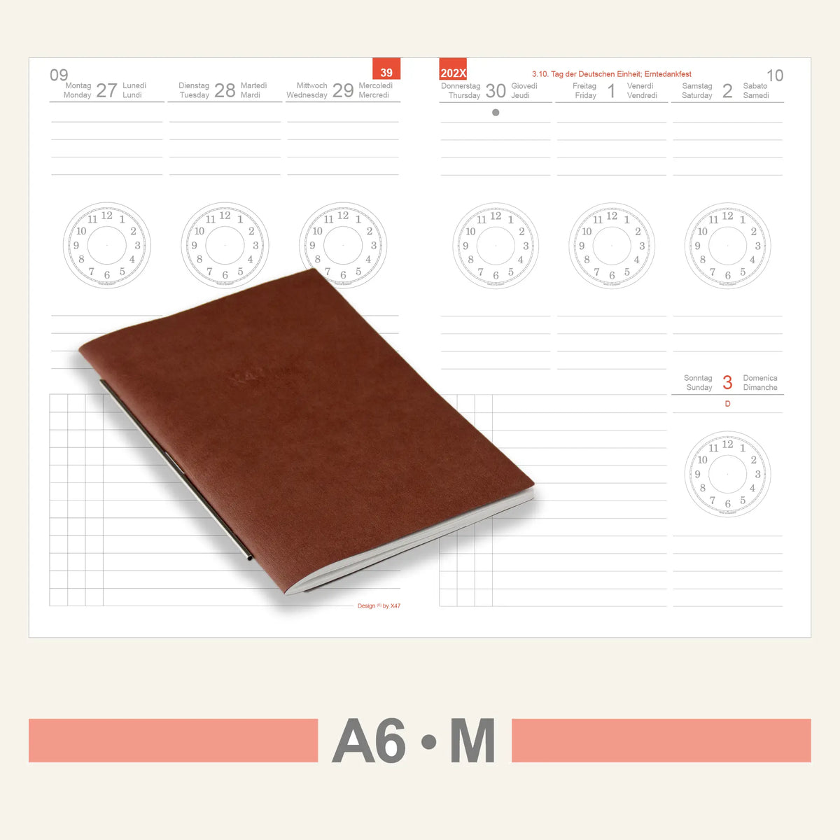 A6 Einlagen - Kalender