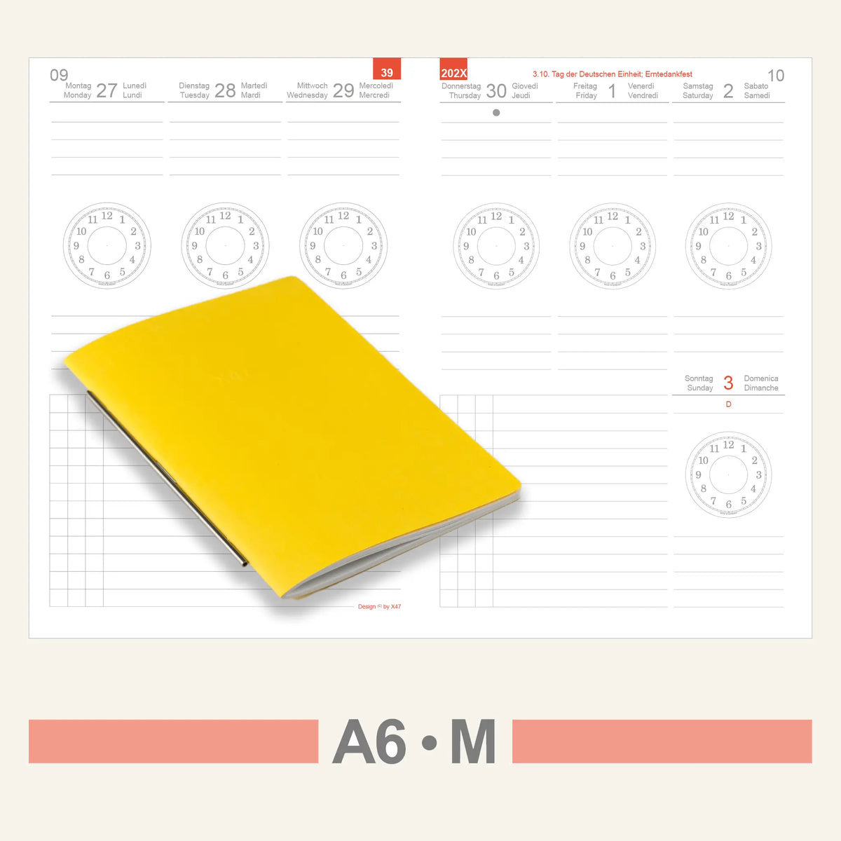 A6 Einlagen - Kalender