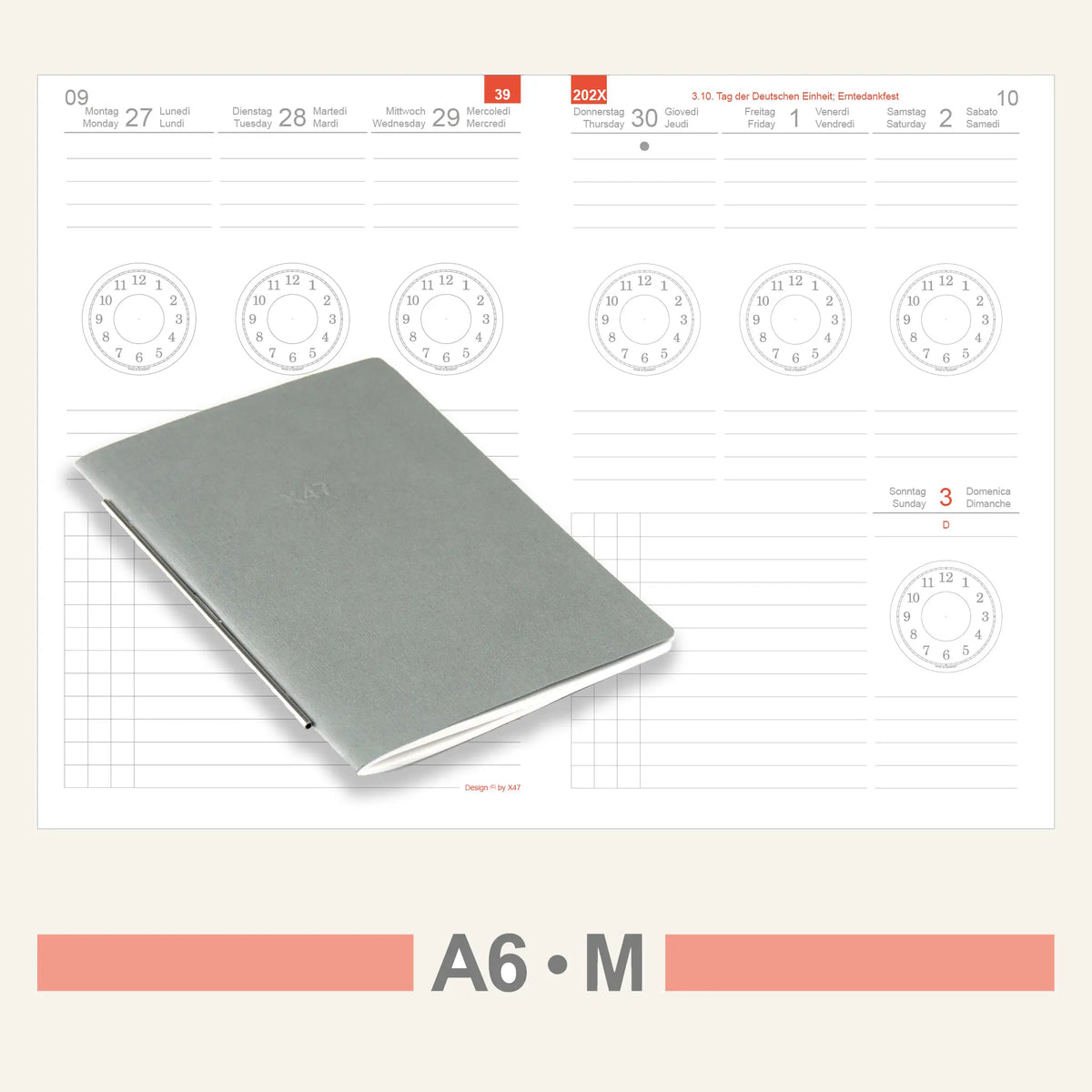 A6 Einlagen - Kalender