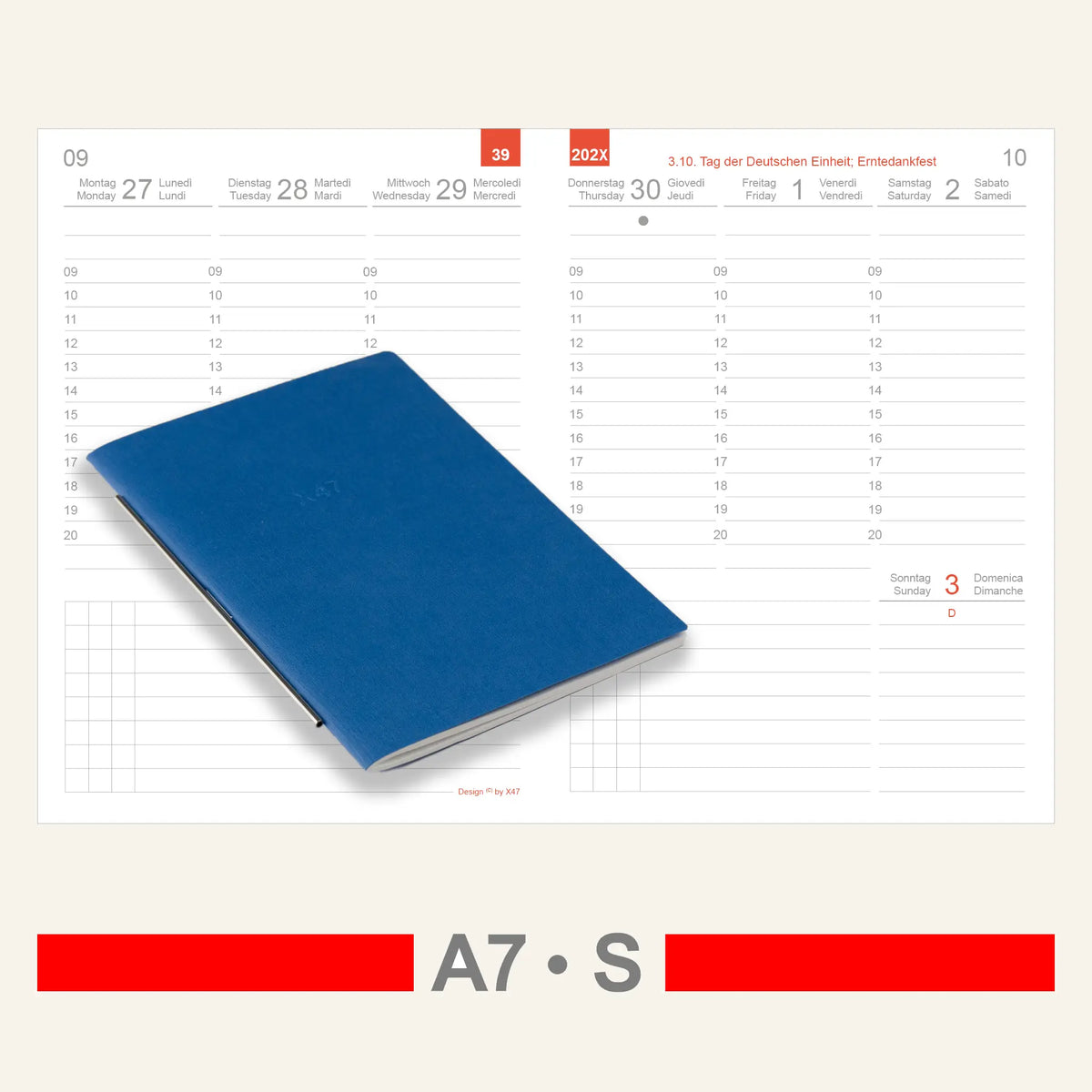 A7 Einlagen - Kalender