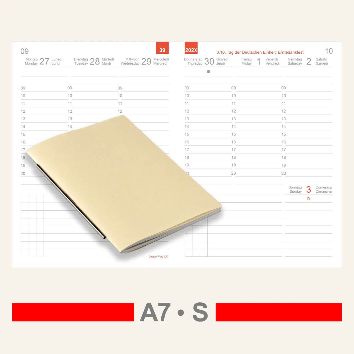 A7 Einlagen - Kalender