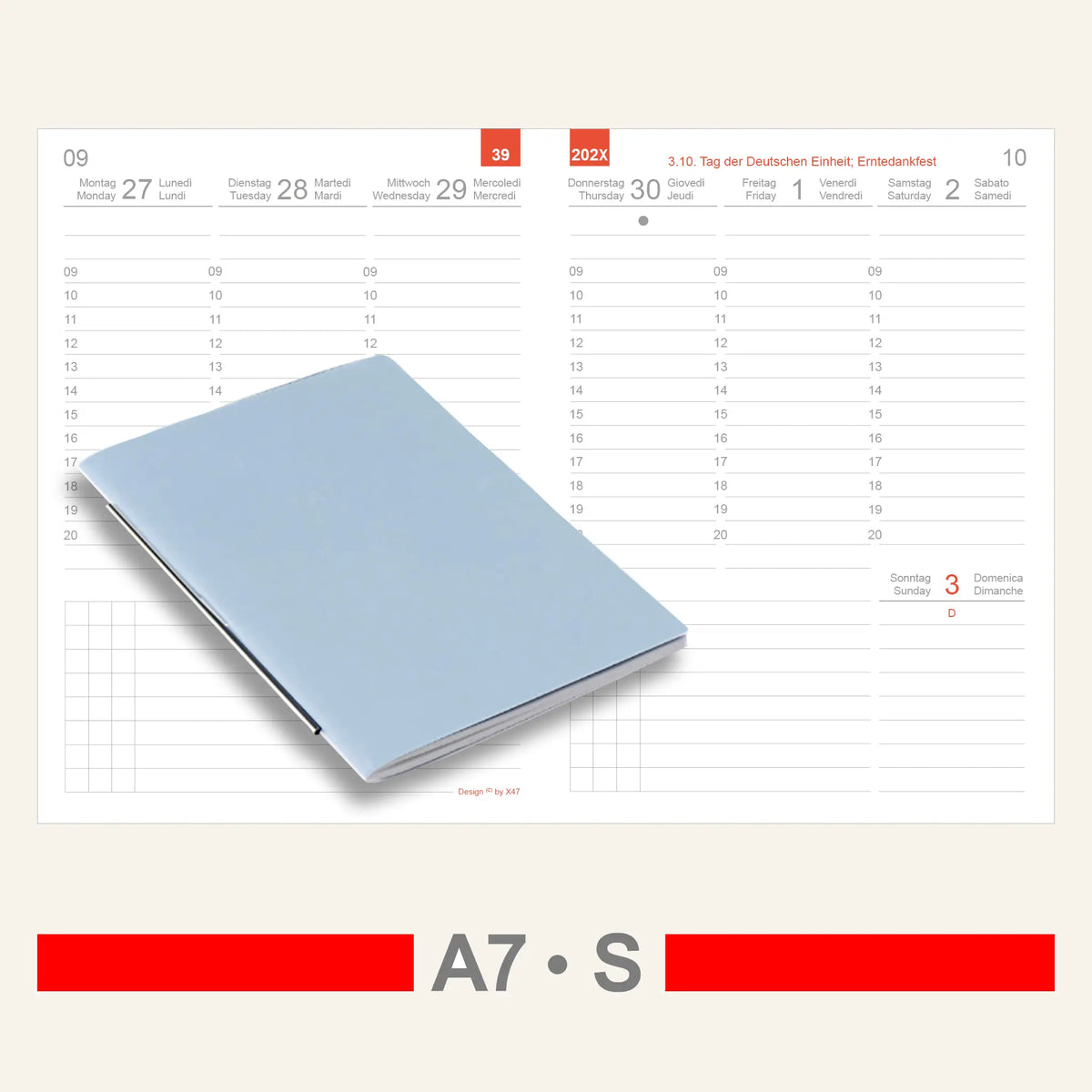 A7 Einlagen - Kalender