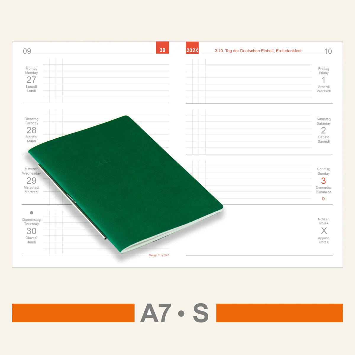 A7 Einlagen - Kalender