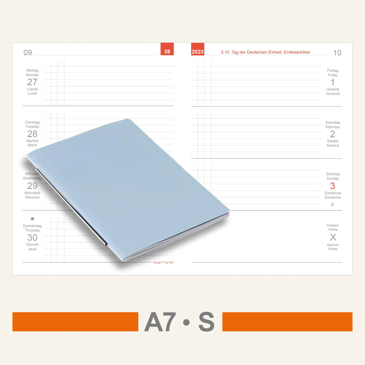 A7 Einlagen - Kalender