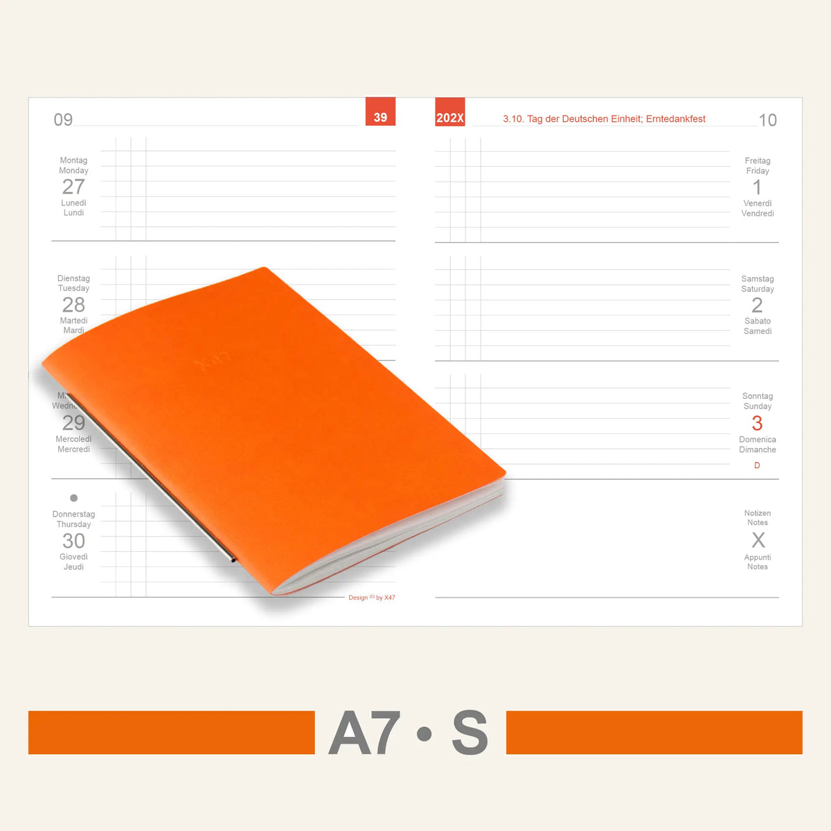 A7 Einlagen - Kalender