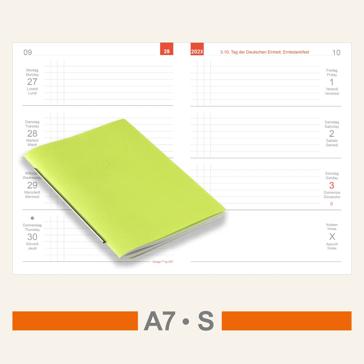 A7 Einlagen - Kalender