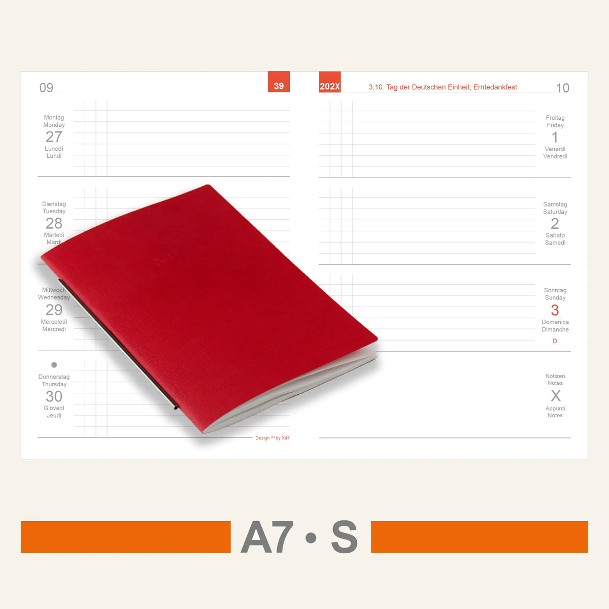 A7 Einlagen - Kalender