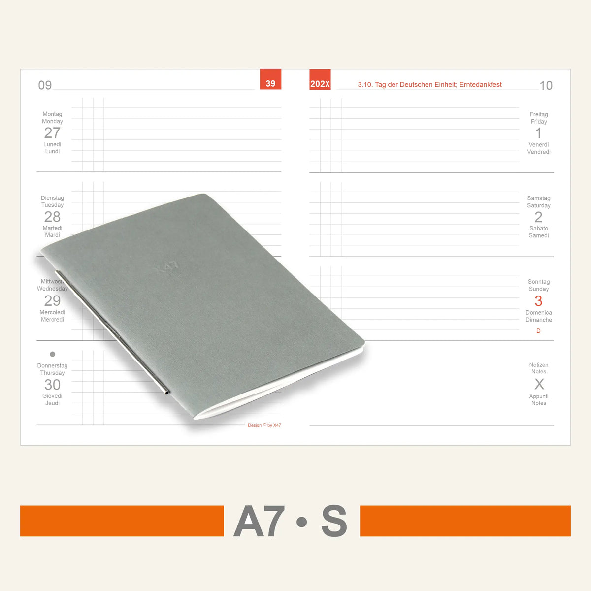 A7 Einlagen - Kalender