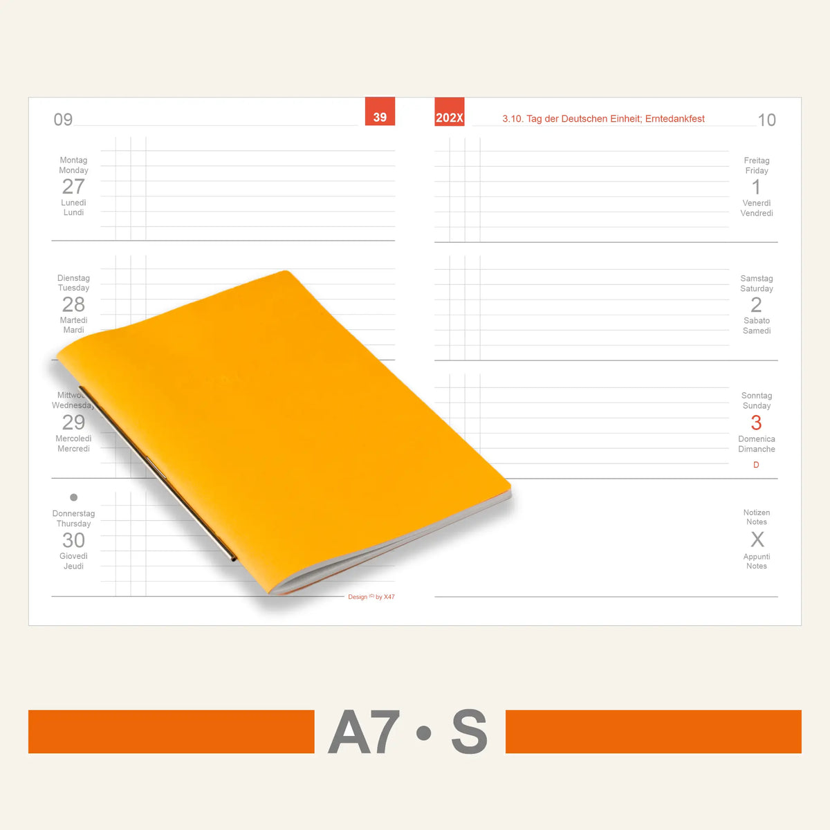 A7 Einlagen - Kalender
