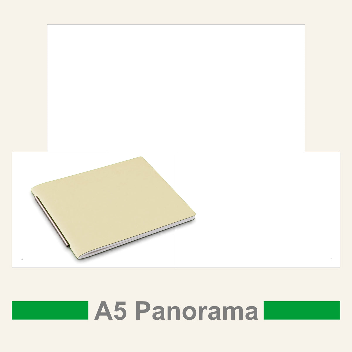 A5 Panorama Einlagen - Notizen