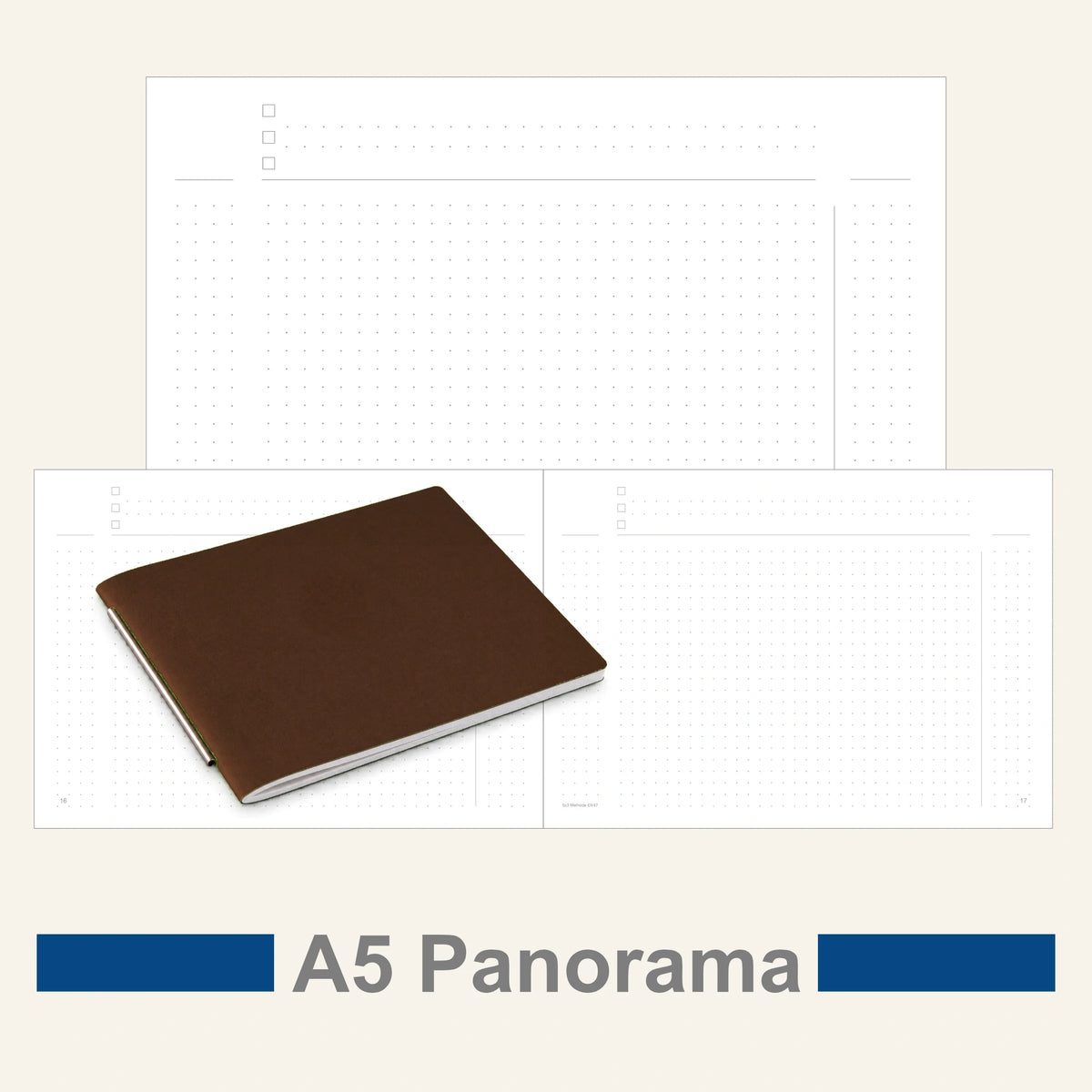 A5 Panorama Einlagen - Notizen