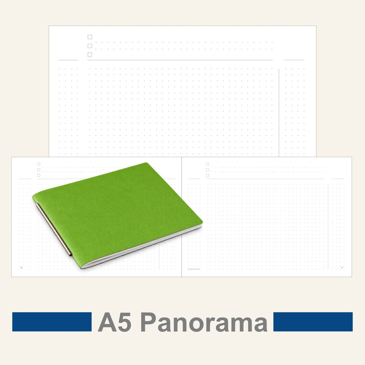 A5 Panorama Einlagen - Notizen