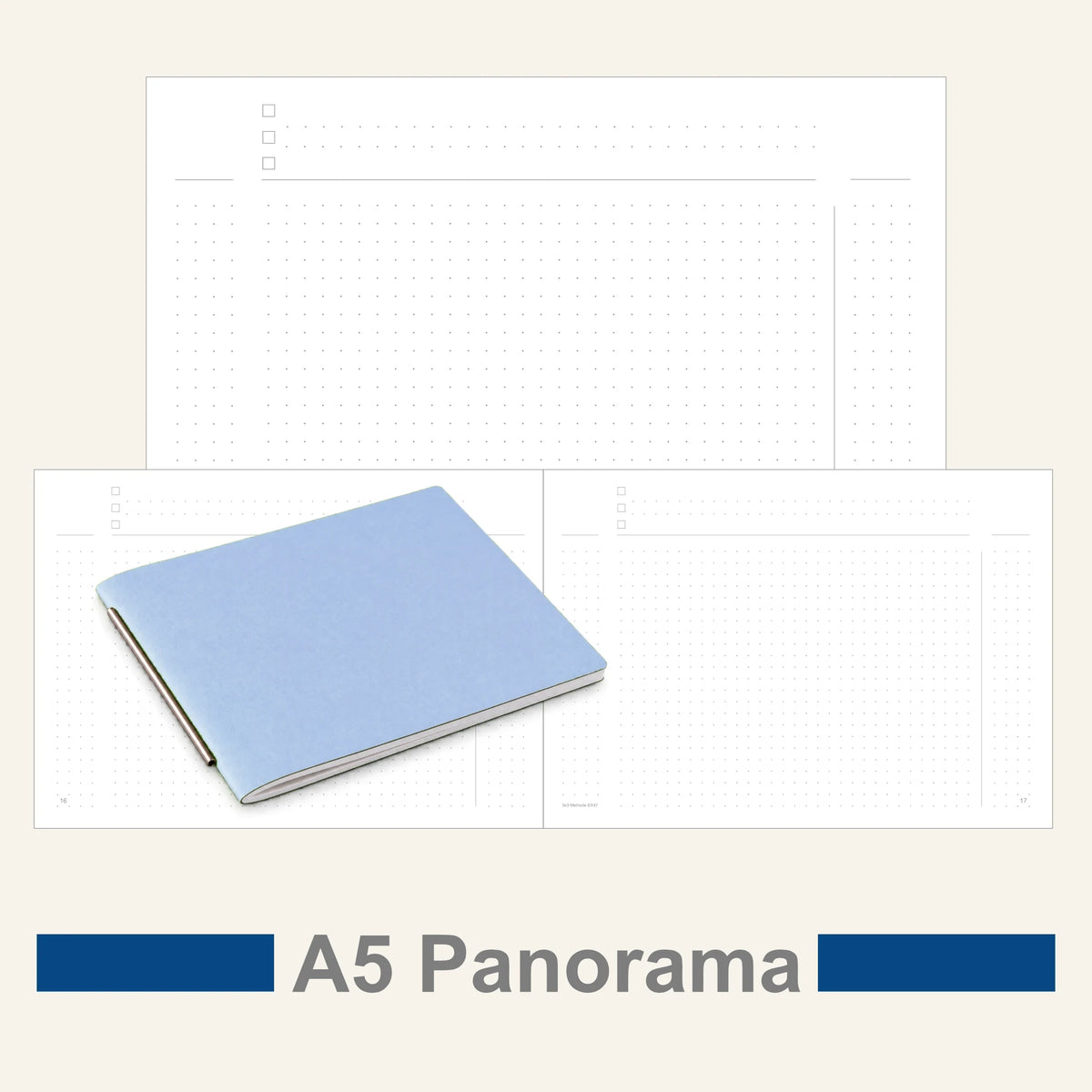 A5 Panorama Einlagen - Notizen
