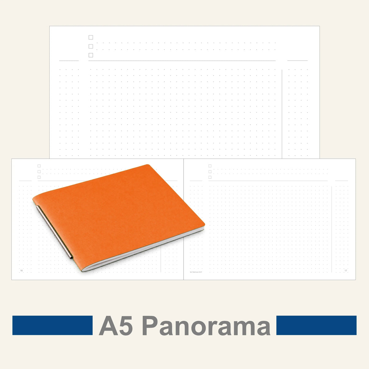A5 Panorama Einlagen - Notizen