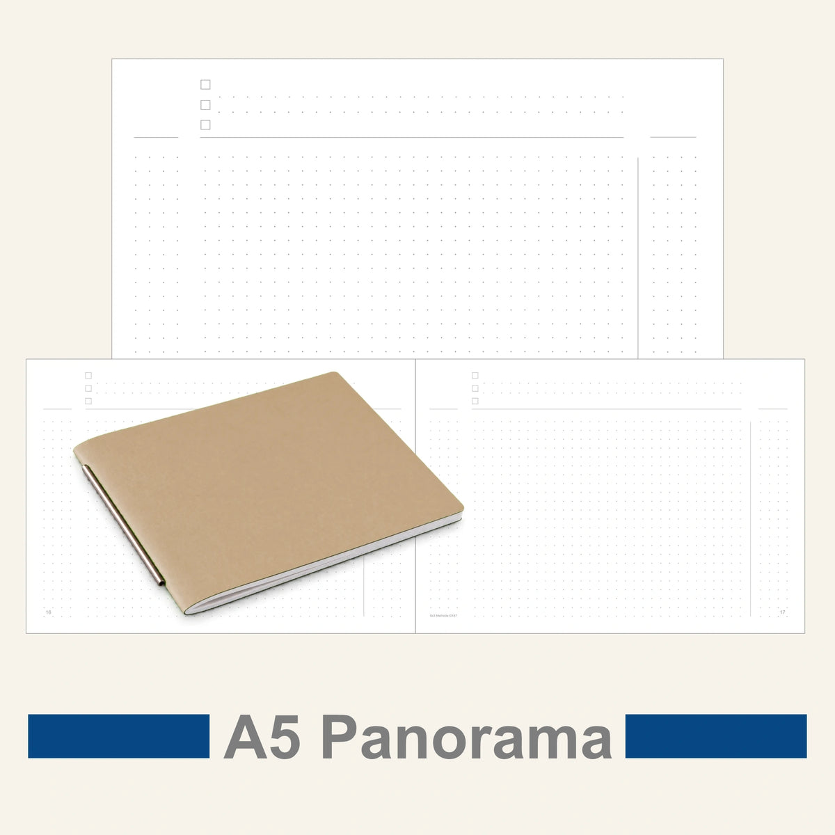 A5 Panorama Einlagen - Notizen