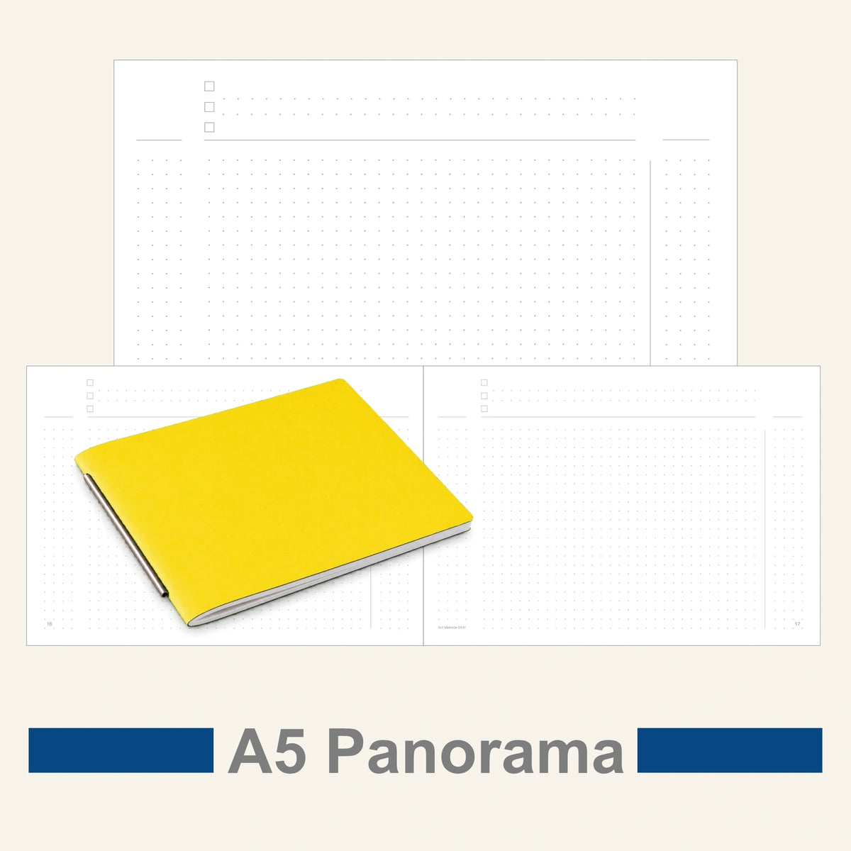 A5 Panorama Einlagen - Notizen
