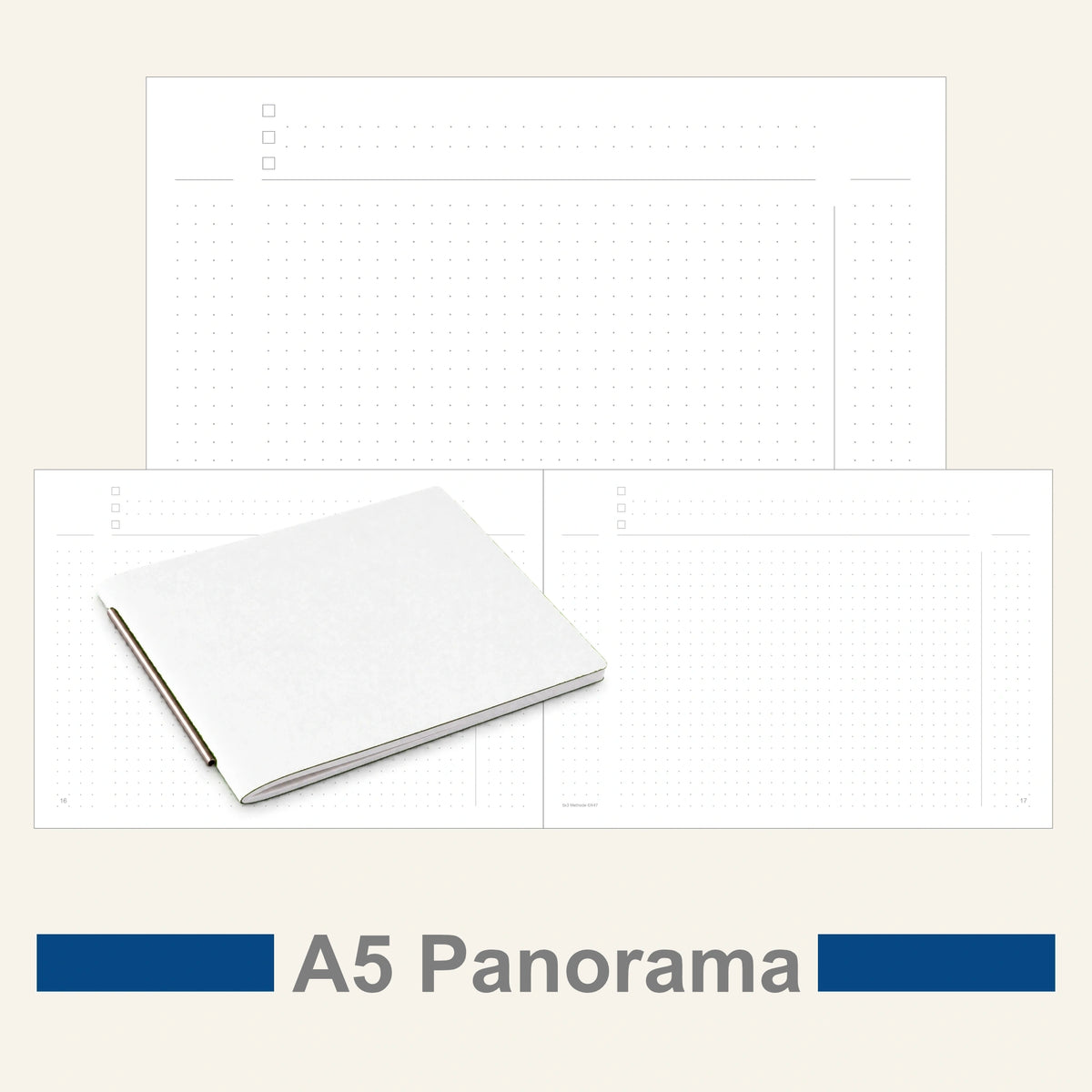 A5 Panorama Einlagen - Notizen