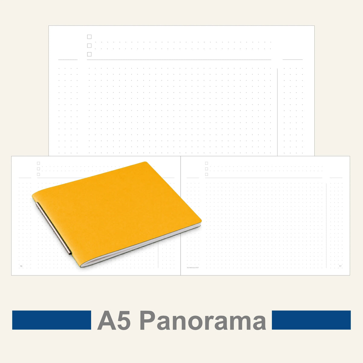 A5 Panorama Einlagen - Notizen