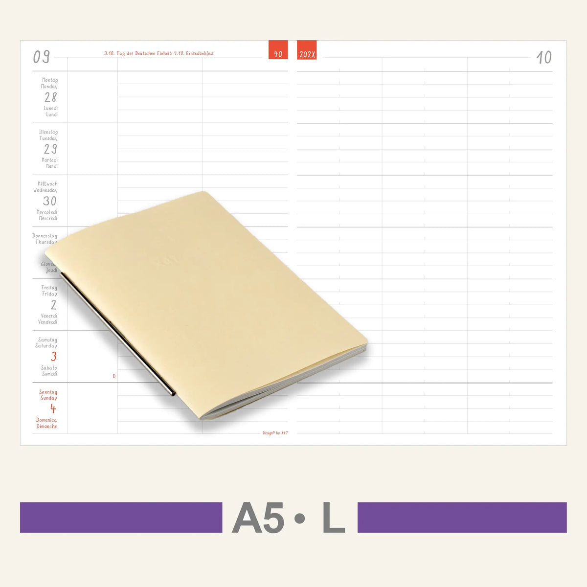 A5 Inserts - Calendar