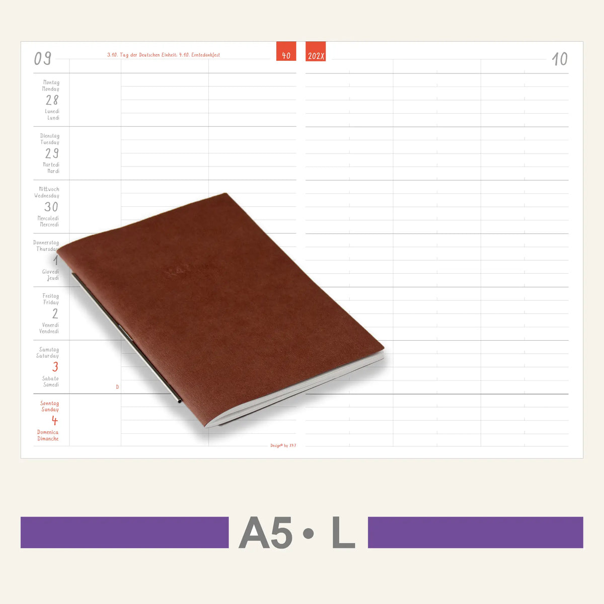 A5 Inserts - Calendar
