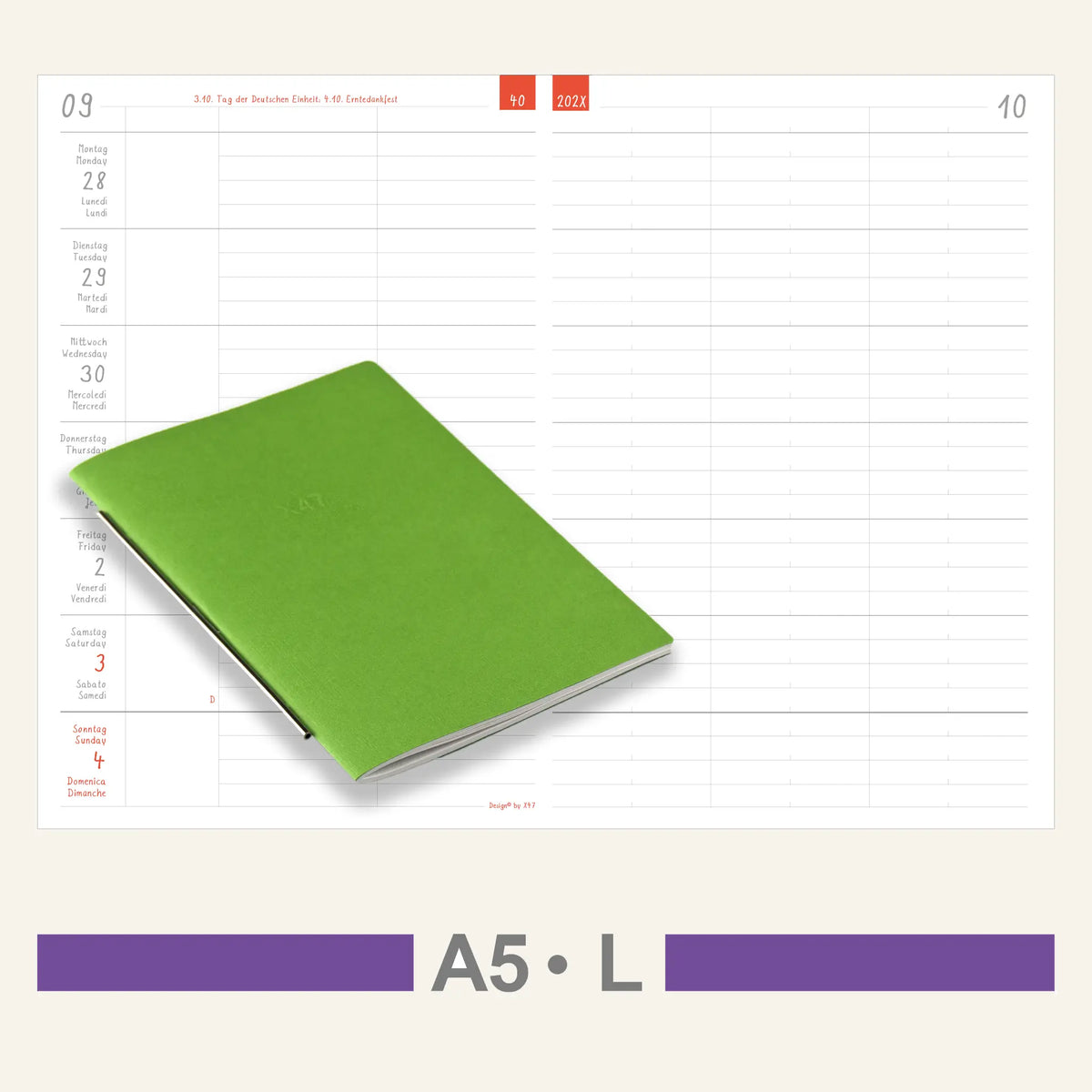A5 Inserts - Calendar