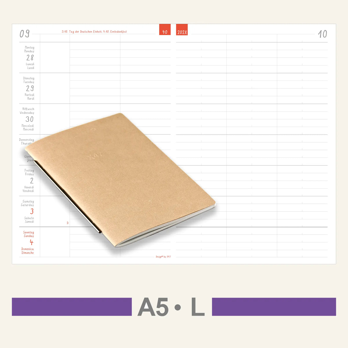 A5 Inserts - Calendar