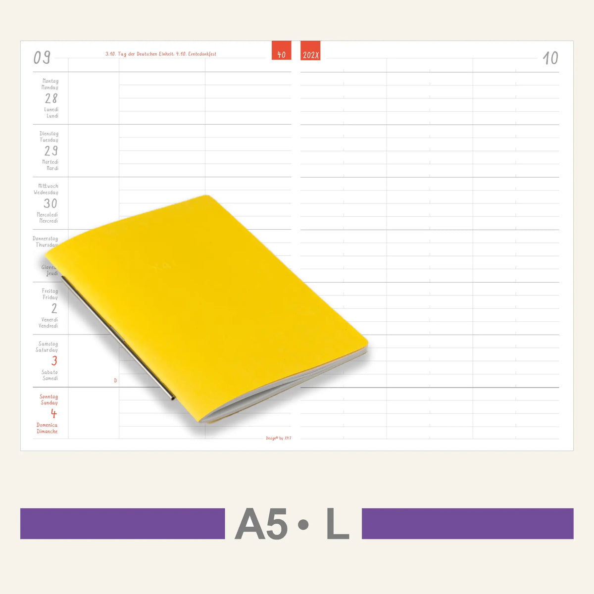 A5 Inserts - Calendar