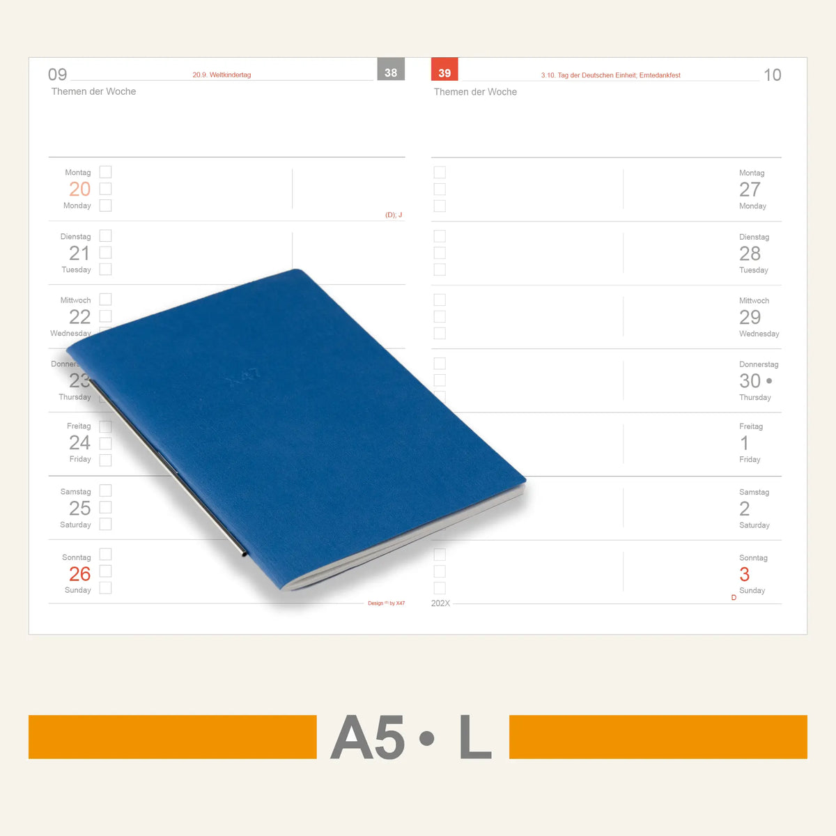 A5 Inserts - Calendar