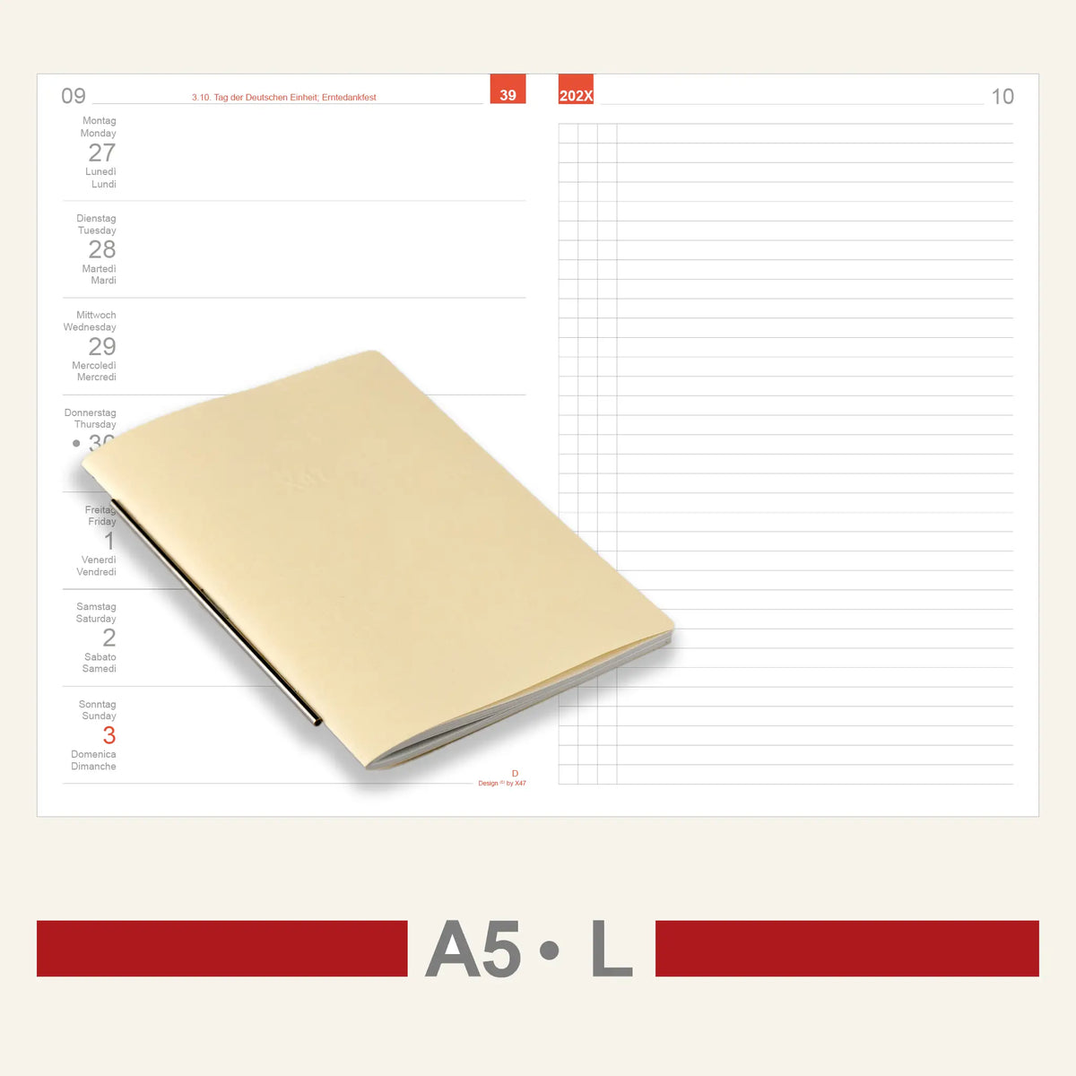 A5 Inserts - Calendar