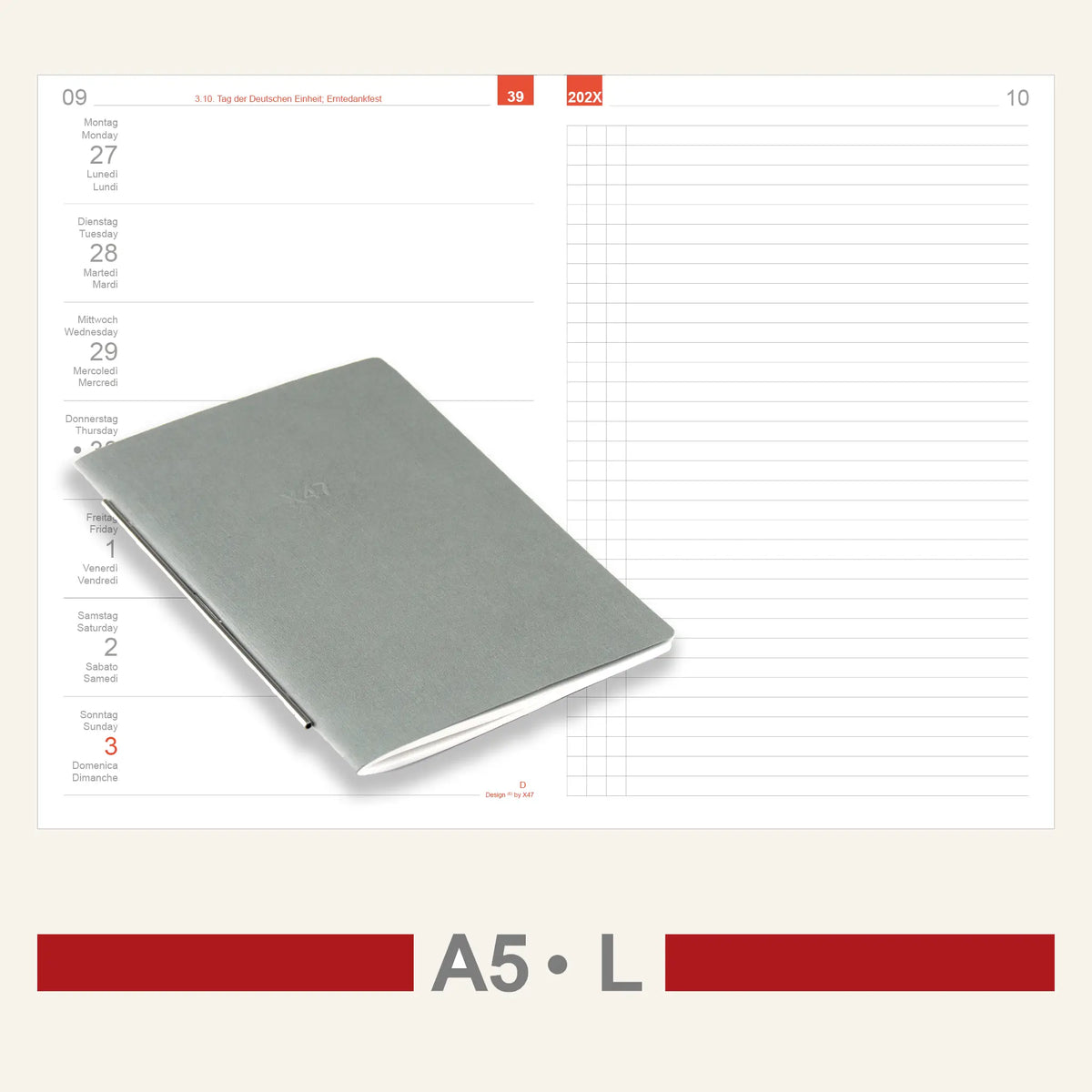 A5 Inserts - Calendar
