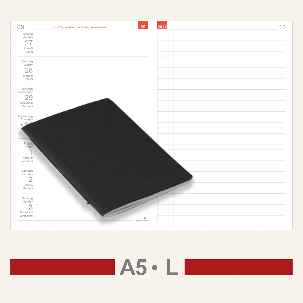 A5 Inserts - Calendar