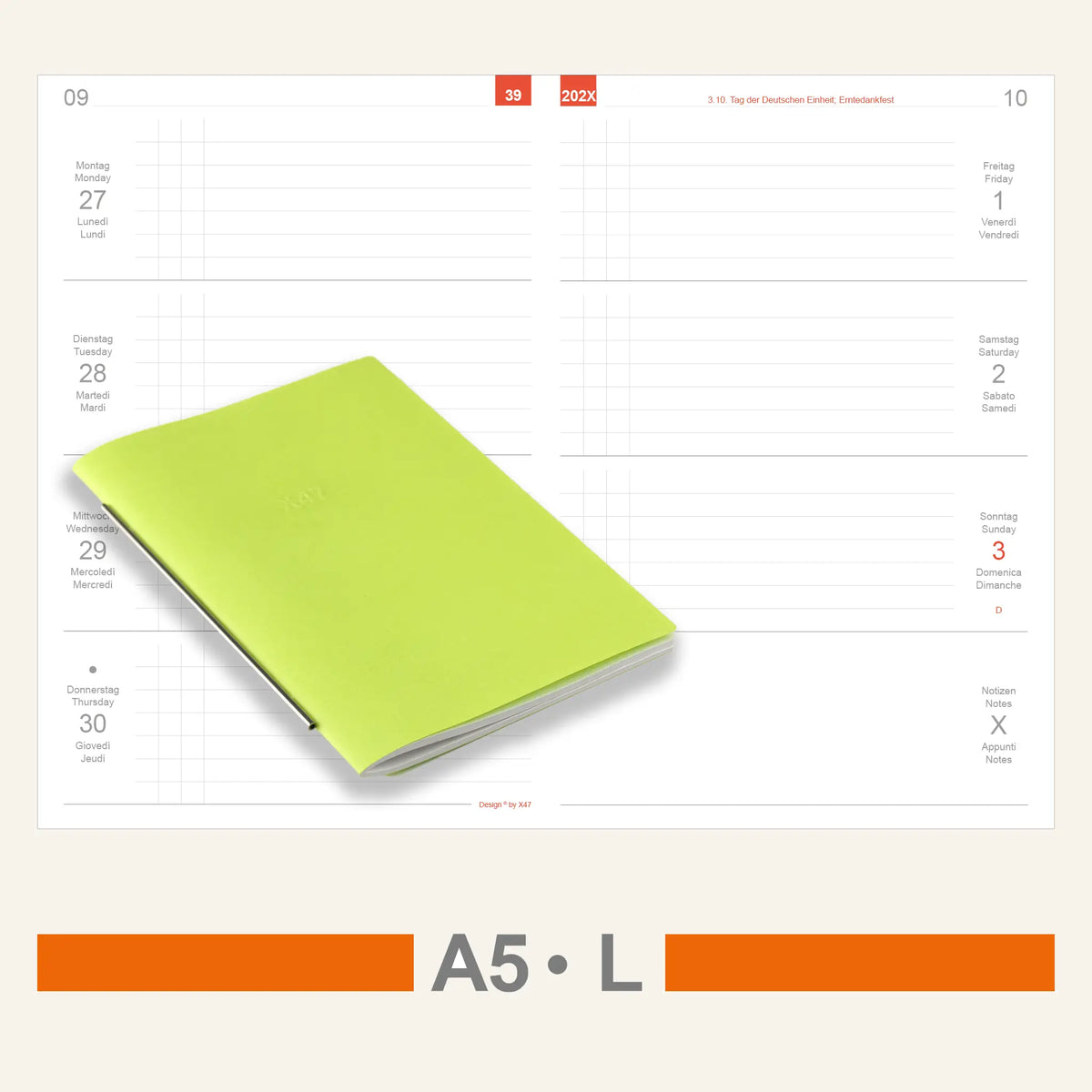 A5 Inserts - Calendar