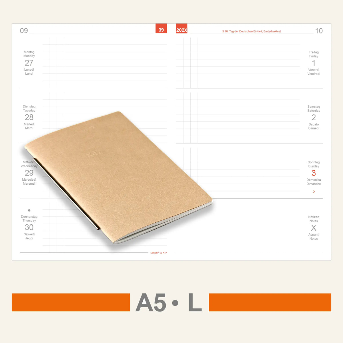 A5 Inserts - Calendar