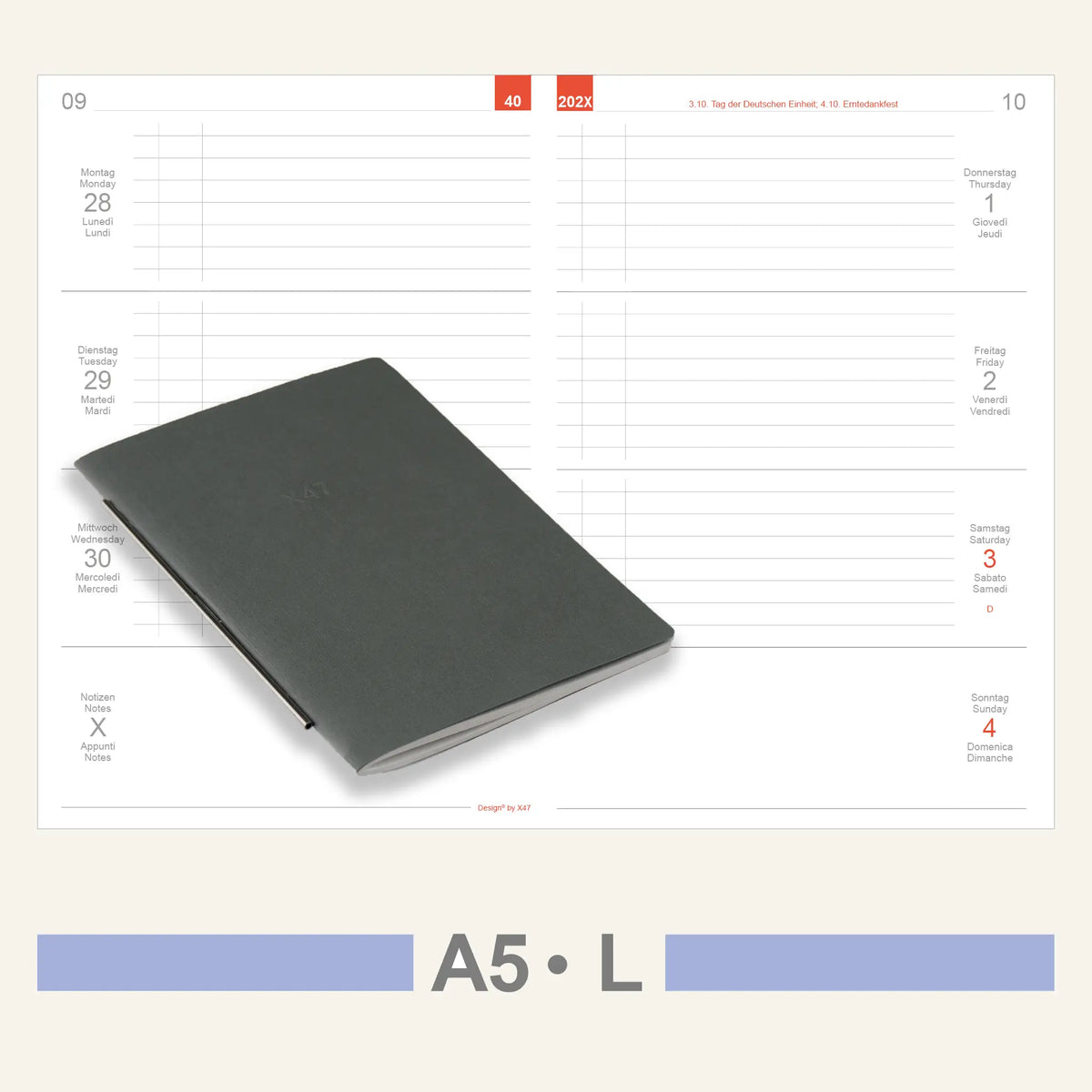 A5 Inserts - Calendar