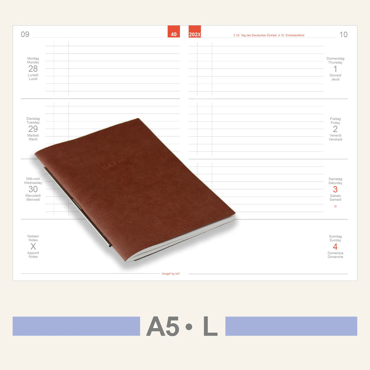 A5 Inserts - Calendar