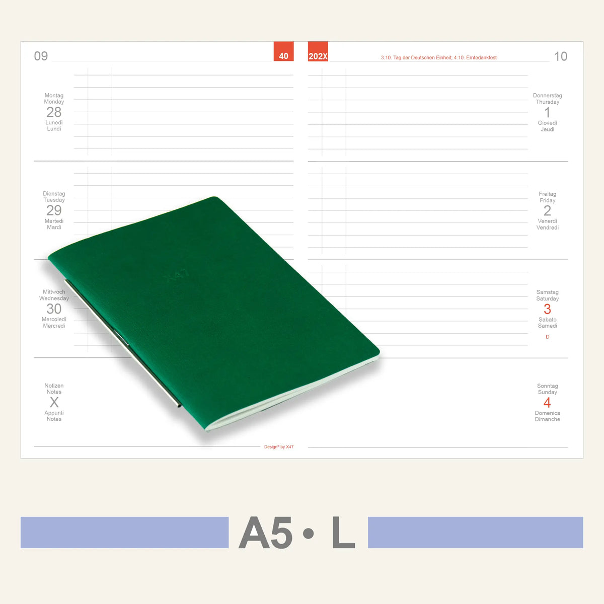 A5 Inserts - Calendar