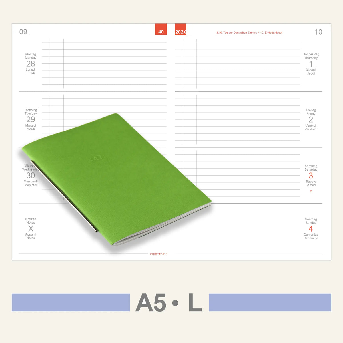 A5 Inserts - Calendar