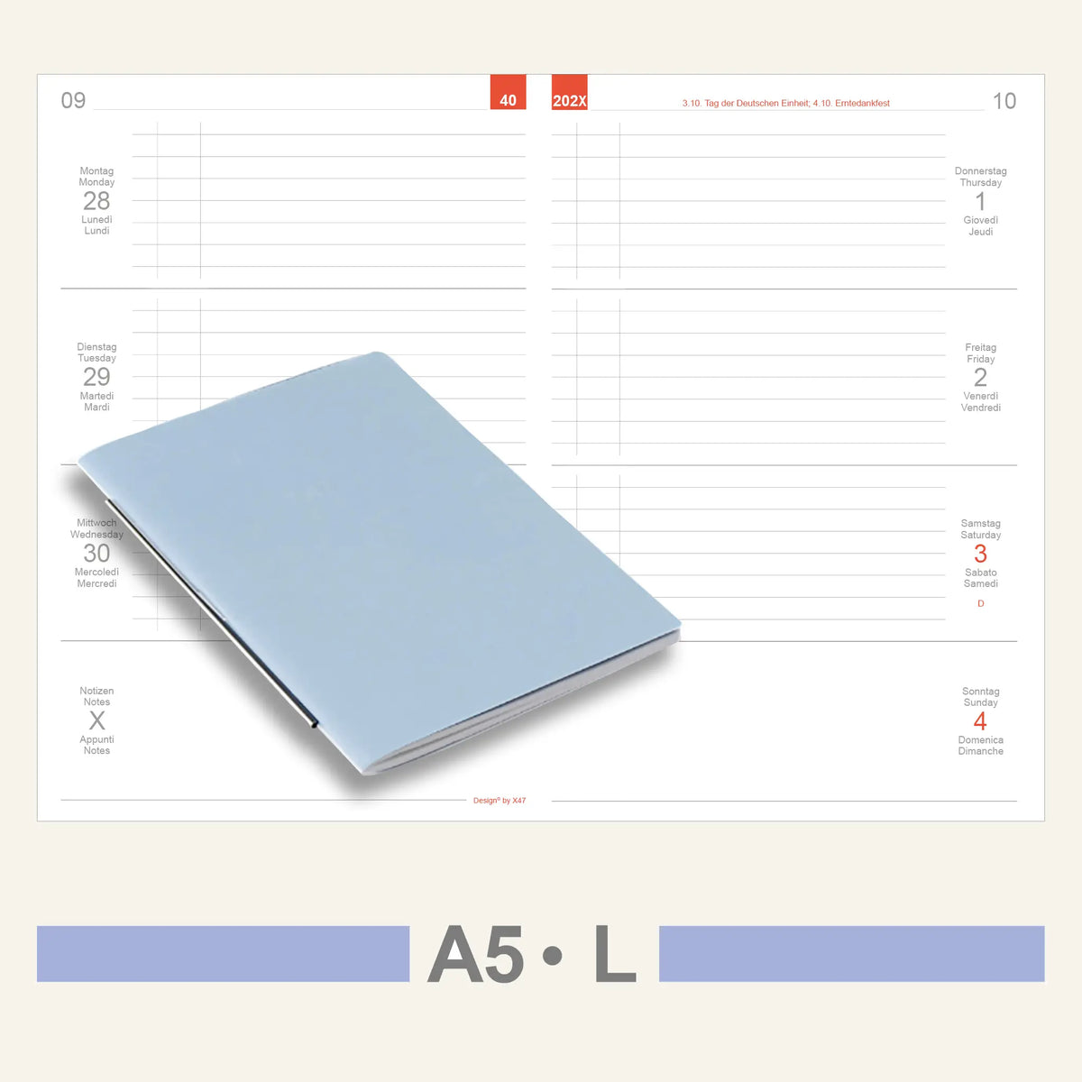 A5 Inserts - Calendar
