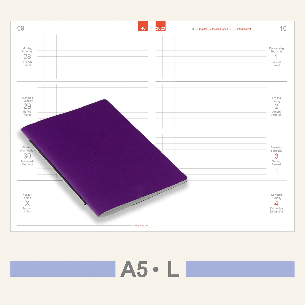 A5 Inserts - Calendar